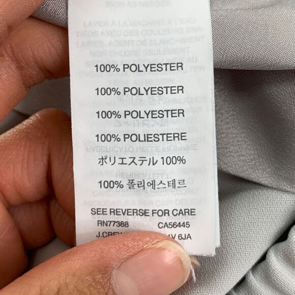 J Crew Shorts Womens 00 Shadow Crepe Pull On Elastic Waist Pockets Dolphin Hem - Picture 9 of 14